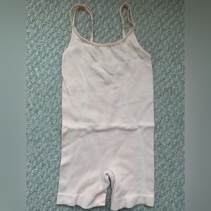 ASOS Design Ballet Pink sleeveless romper S Small Exercise seamless onesie